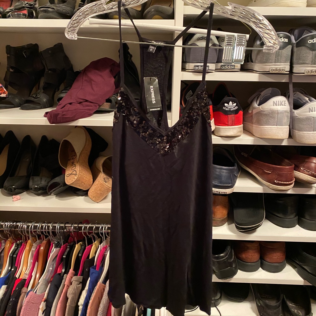Express Sequin Top Medium